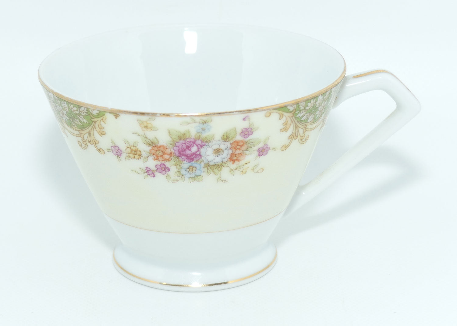 Vintage Noritake Art Deco inspired Floral trio