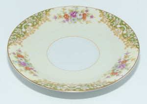 Vintage Noritake Art Deco inspired Floral trio