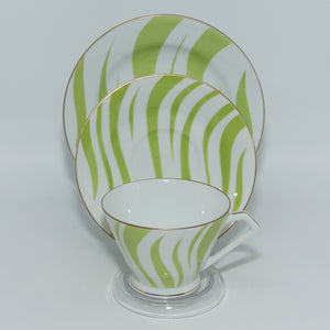 vintage-retro-noritake-japan-zebra-pattern-trio-lime