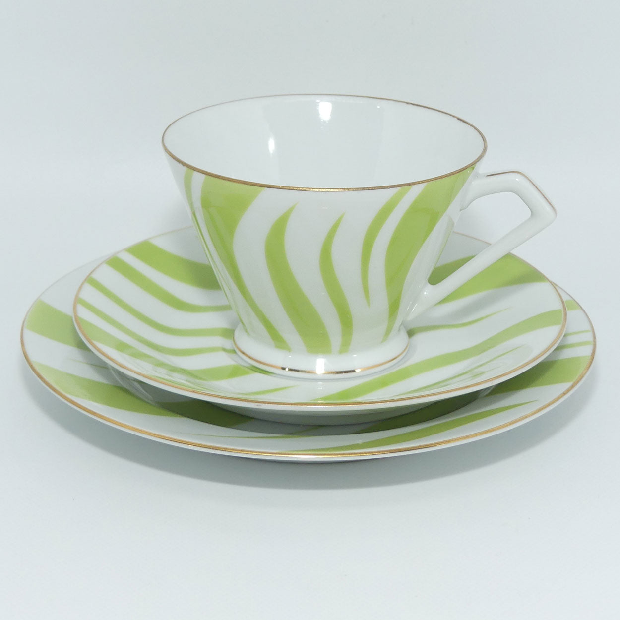 vintage-retro-noritake-japan-zebra-pattern-trio-lime