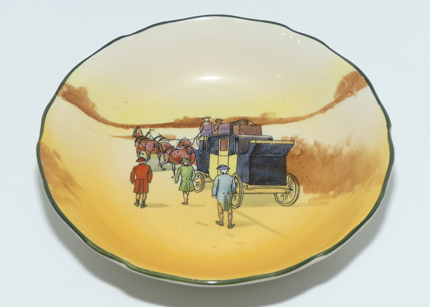 Royal Doulton Coaching Days nut dish D2716 