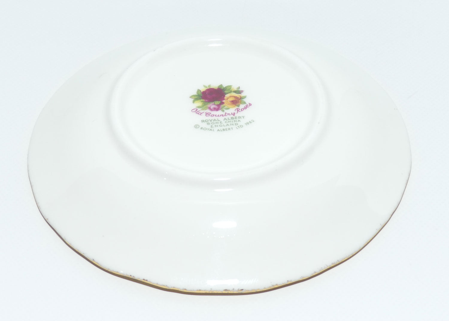 Royal Albert Bone China England Old Country Roses butter or jam dish