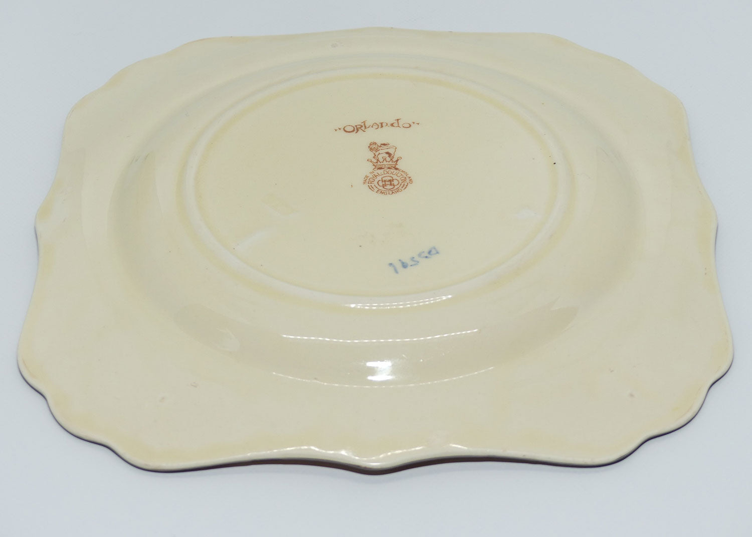 Royal Doulton Shakespearean Orlando square plate D3596