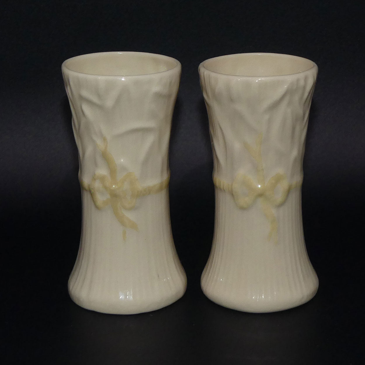 belleek-ribbon-spill-vase-lustre-gold-mark