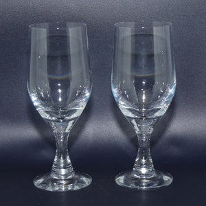 Vintage Dartington Crystal | Frank Thrower design | Pair of Small Wine Glasses 150ml