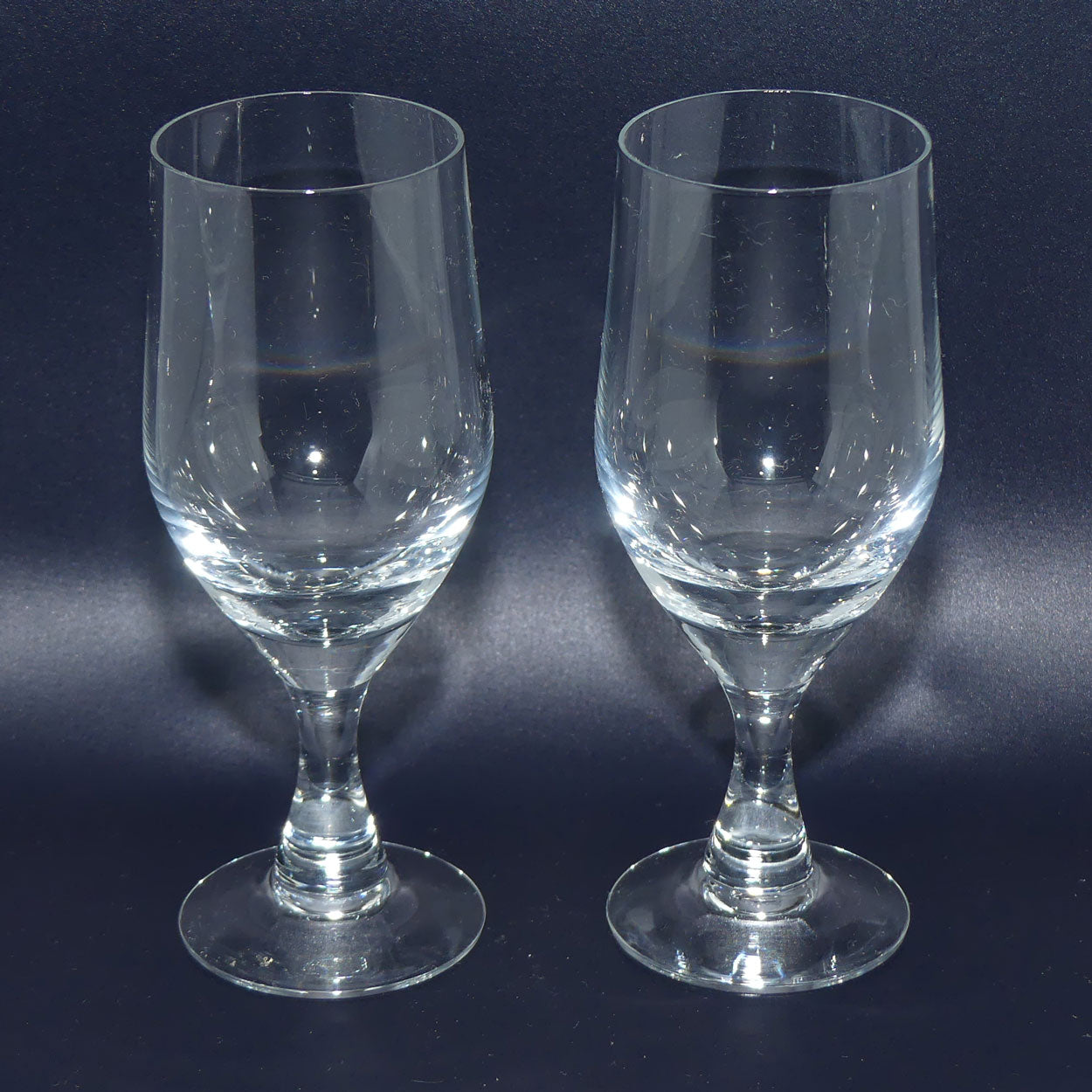 Vintage Dartington Crystal | Frank Thrower design | Pair of Small Wine Glasses 150ml