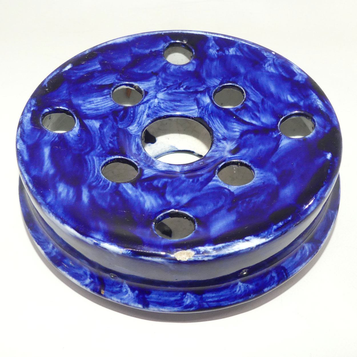 maling-ringtons-ltd-pansy-pattern-flower-vase-with-insert-squat