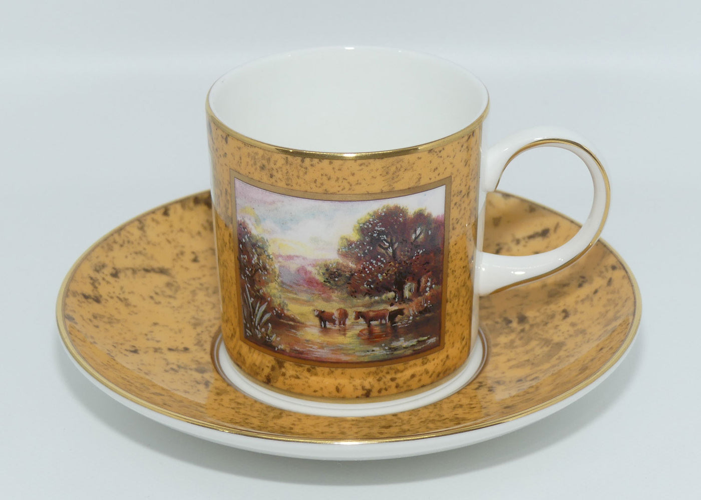 Coalport Museum Historic Coffee Cup Collection | The Pastoral demi 