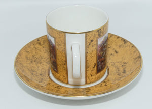 Coalport Museum Historic Coffee Cup Collection | The Pastoral demi tasse duo