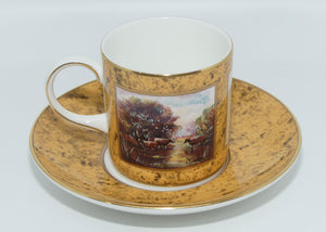 Coalport Museum Historic Coffee Cup Collection | The Pastoral demi tasse duo