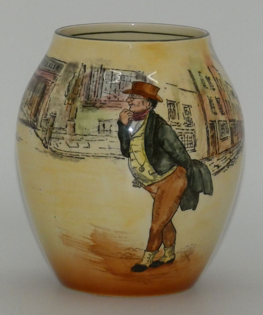 royal-doulton-dickens-mr-pickwick-bulbous-vase-d5175