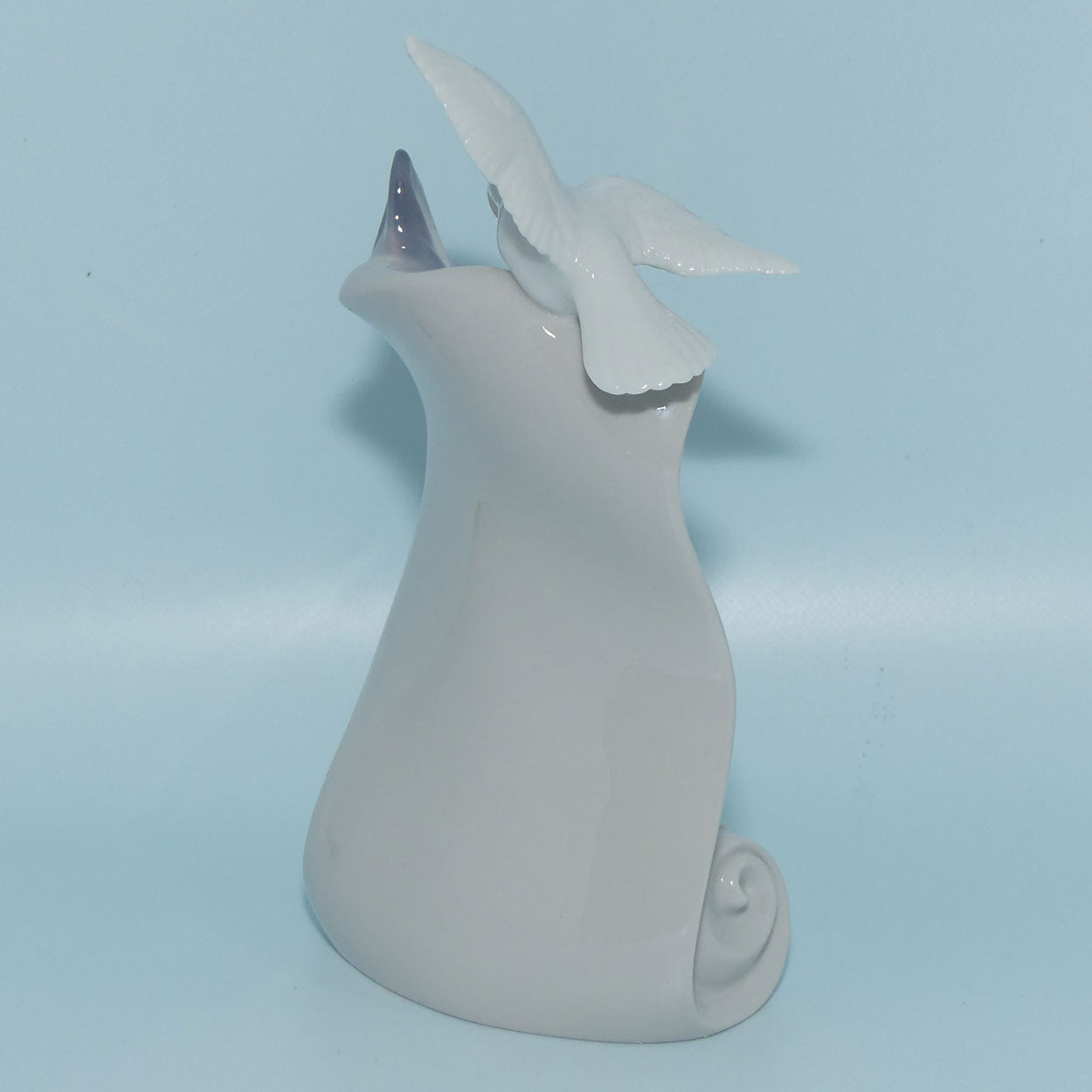 Lladro Society Dove and Pink Rose display plaque | #7677 | boxed