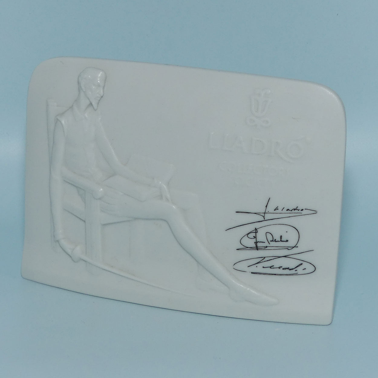 Lladro Collectors Society Don Quixote display plaque | signed