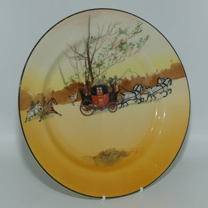 Royal Doulton Coaching Days medium round 24cm plate D2716