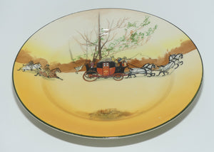 Royal Doulton Coaching Days medium round 24cm plate D2716