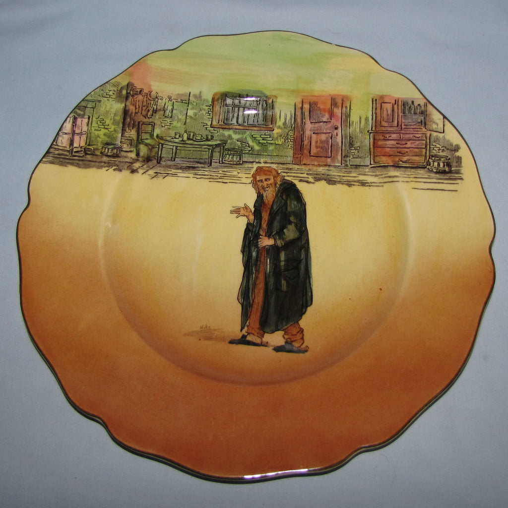 royal-doulton-dickens-fagin-leeds-shape-plate-d5175