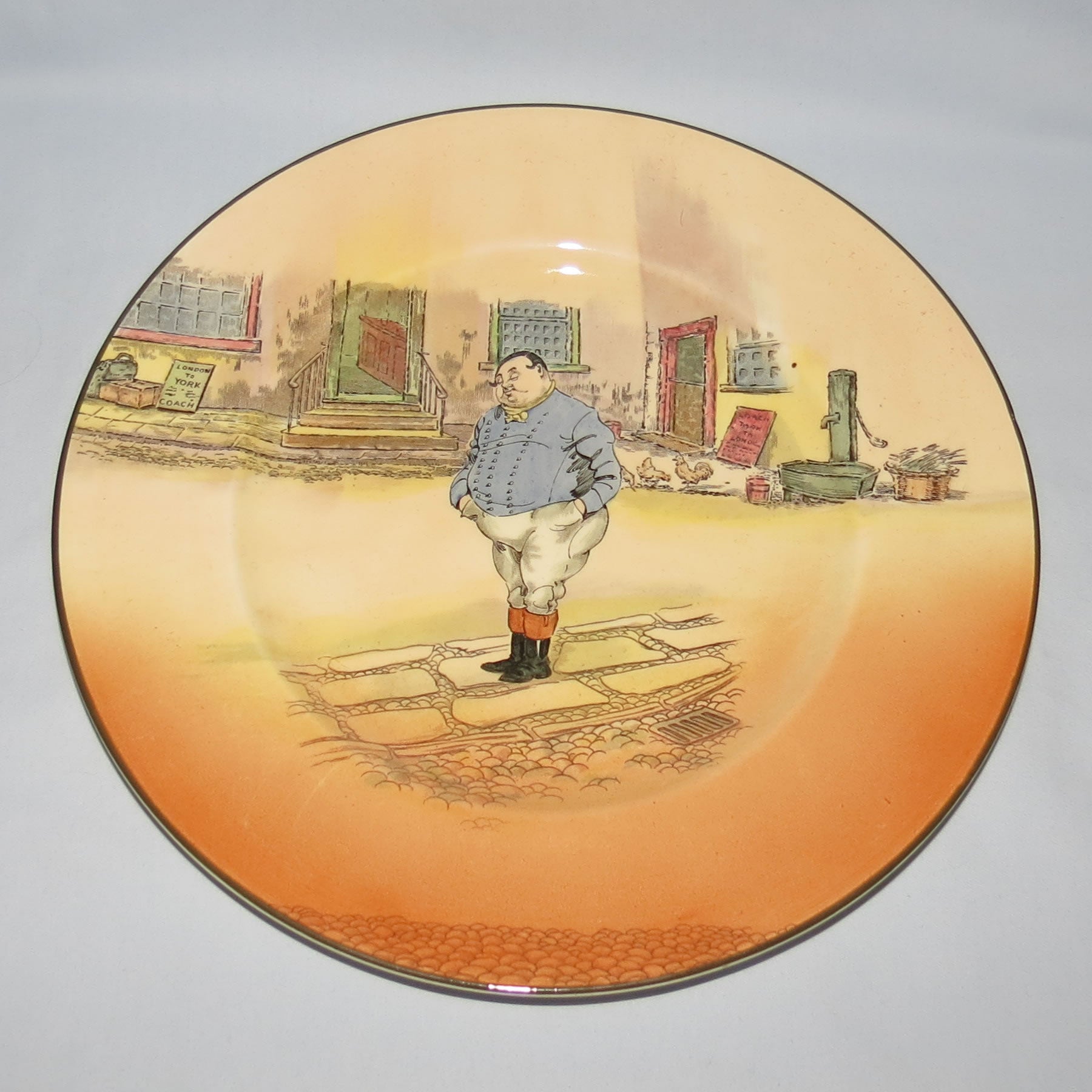 royal-doulton-dickens-fat-boy-rack-plate-d6327