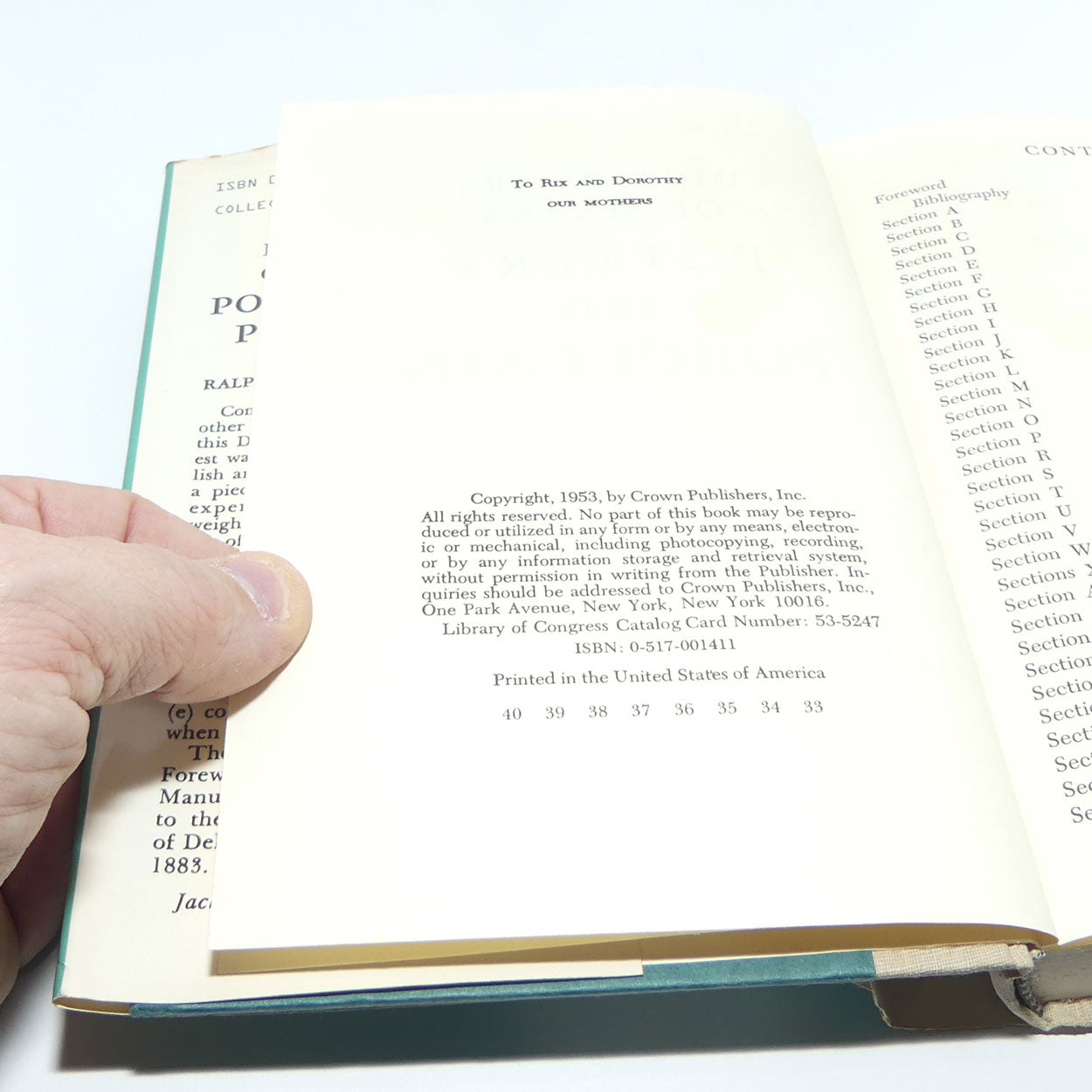 Reference Book | Dictionary of Marks | Pottery and Porcelain | Ralph M and Terry H Kovel