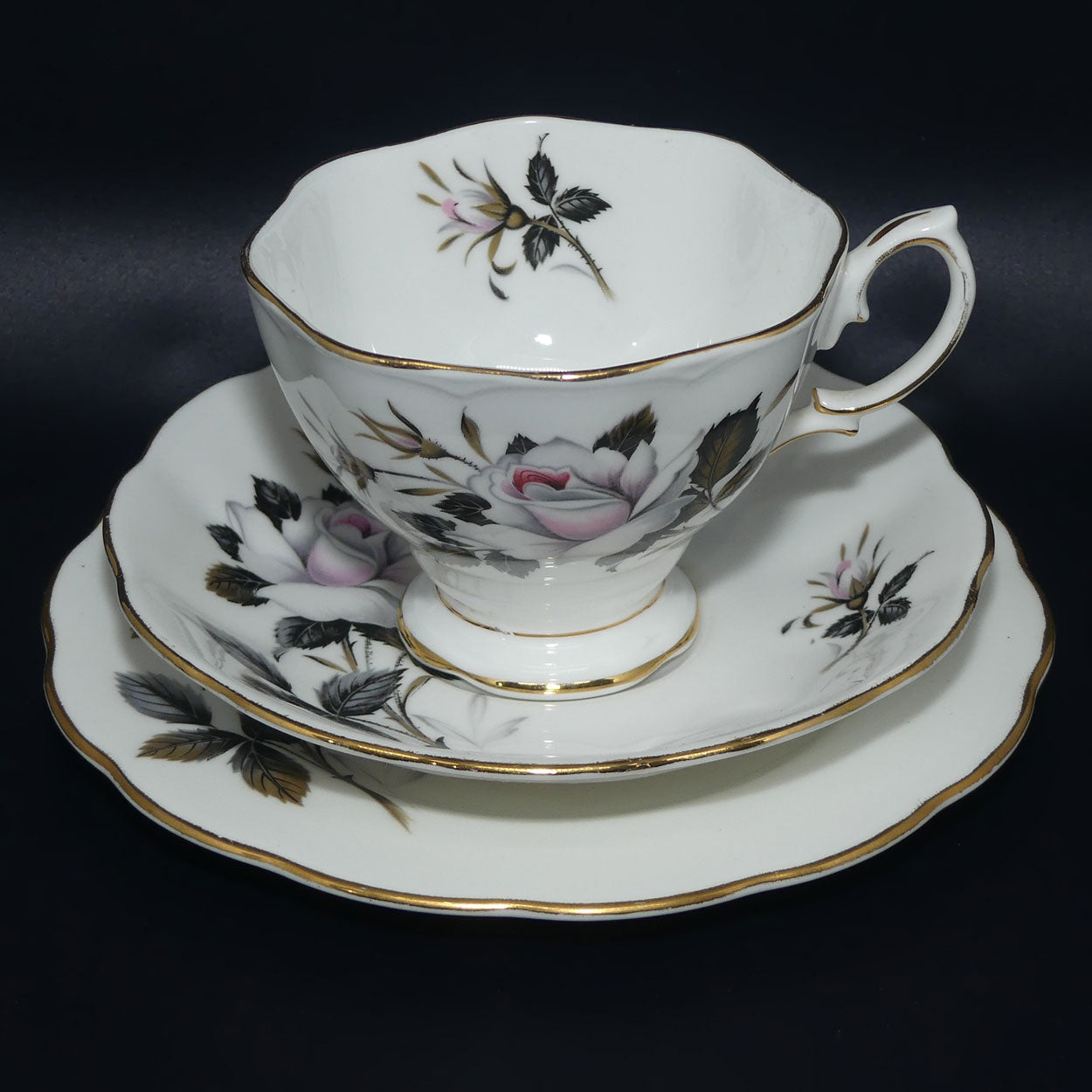 Royal Albert Bone China England Queens Messenger trio