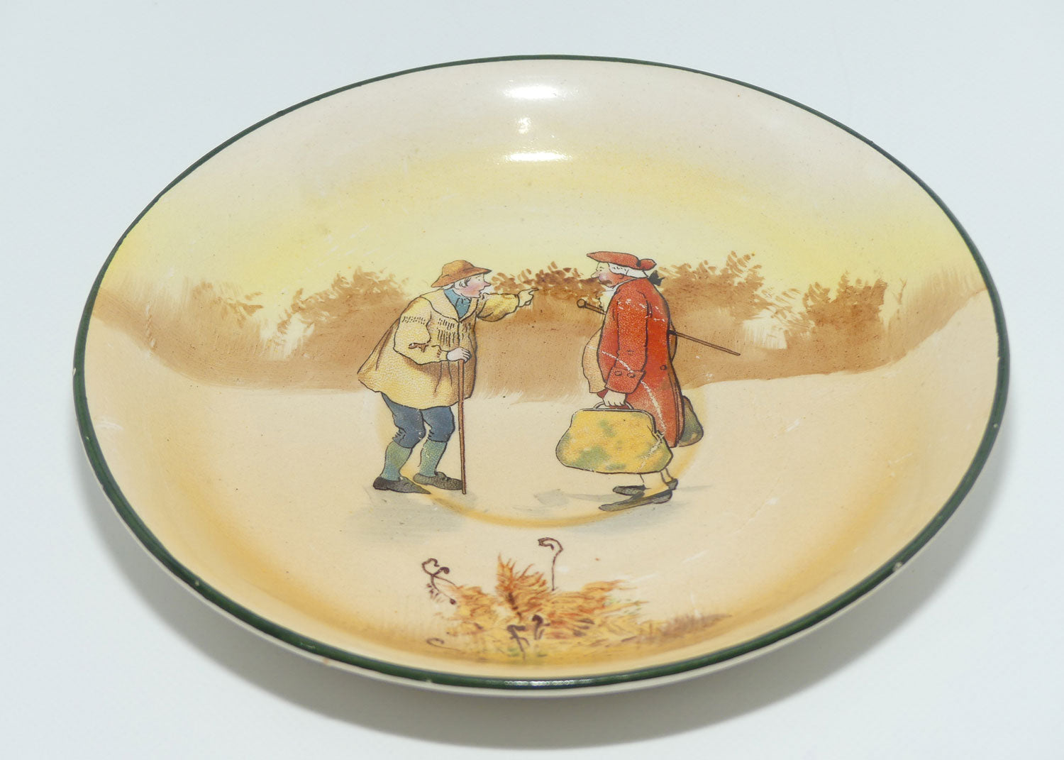 Royal Doulton Coaching Days tea duo D2716 | Rare Scenes