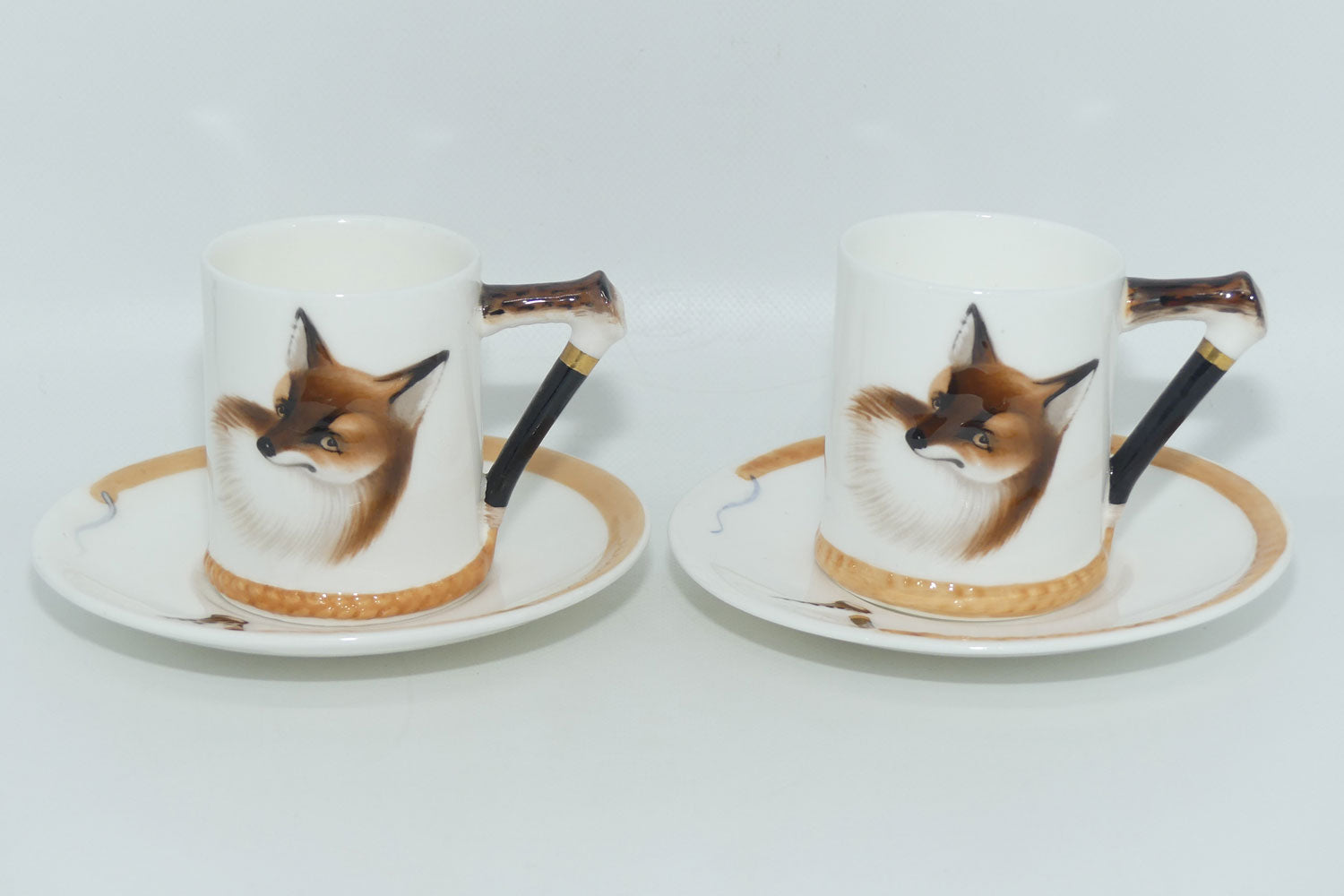 Royal Doulton Reynard the Fox set of 6 coffee demi tasses H4927 