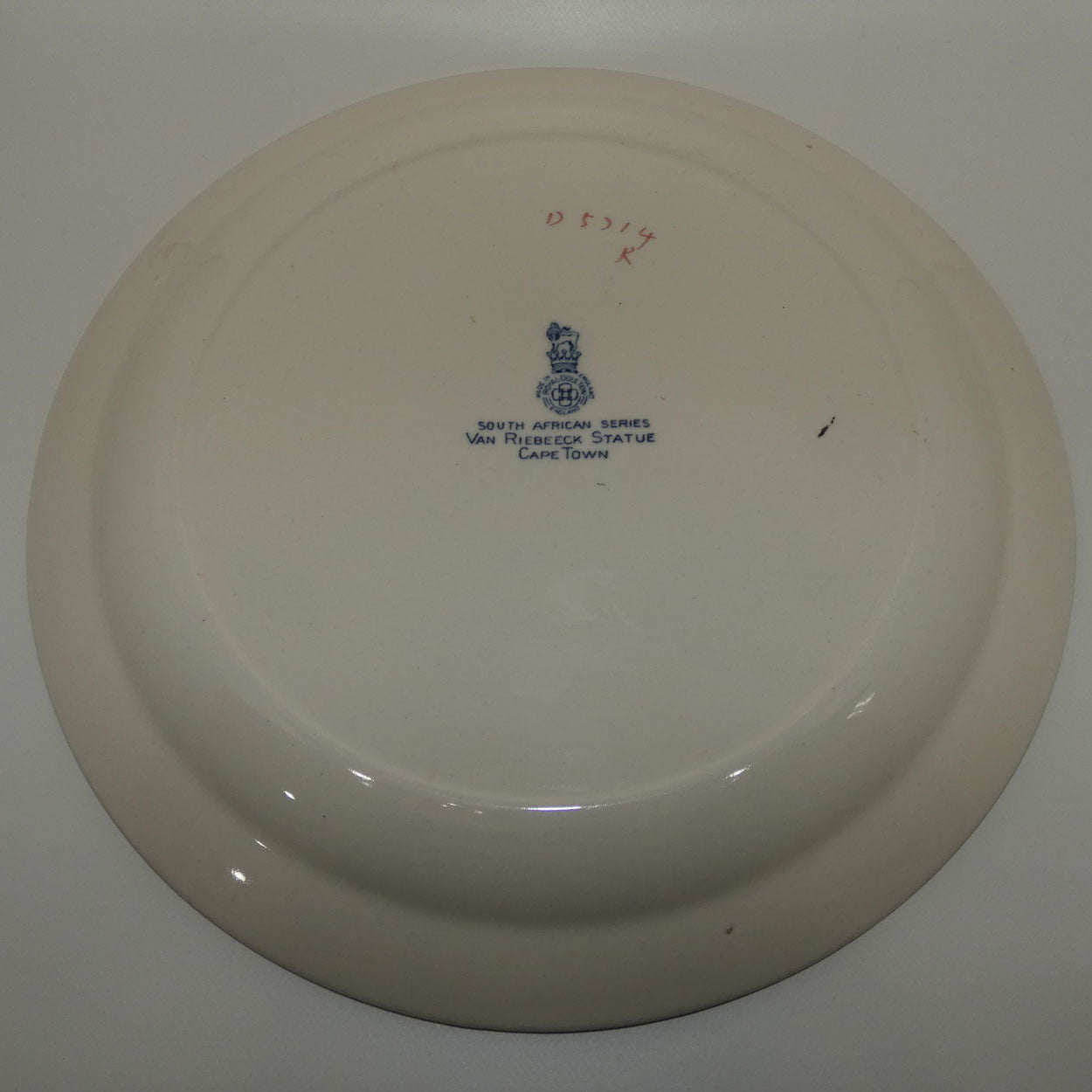 royal-doulton-south-african-van-riebeeck-statue-cape-town-plate-d5714