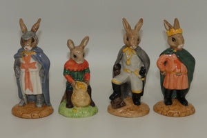 db243-db266-royal-doulton-bunnykins-robin-hood-figurine-set