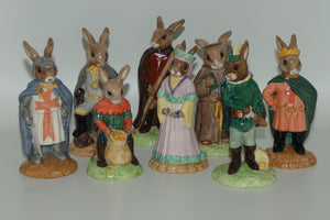 db243-db266-royal-doulton-bunnykins-robin-hood-figurine-set