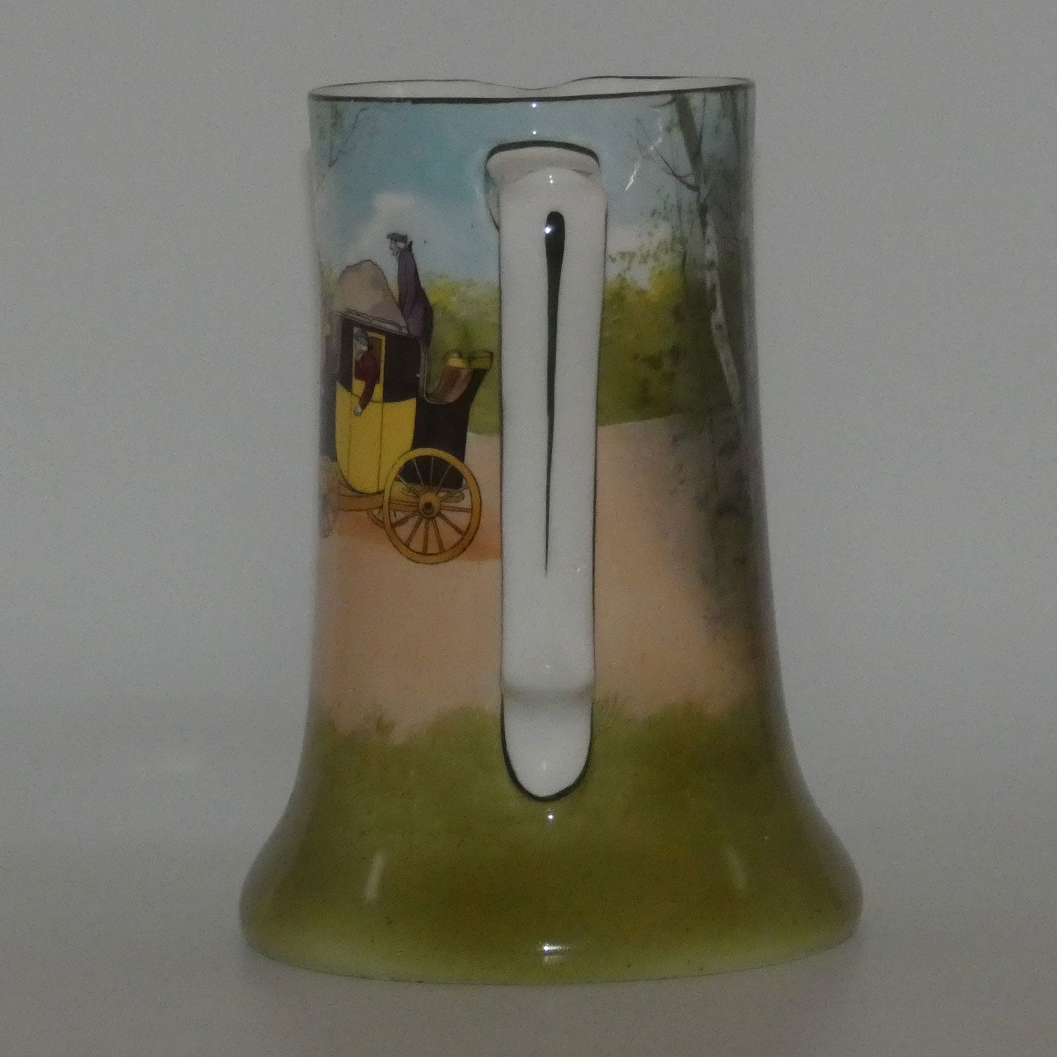 royal-doulton-coaching-days-blue-sky-variation-yellow-door-rocket-jug-e2768