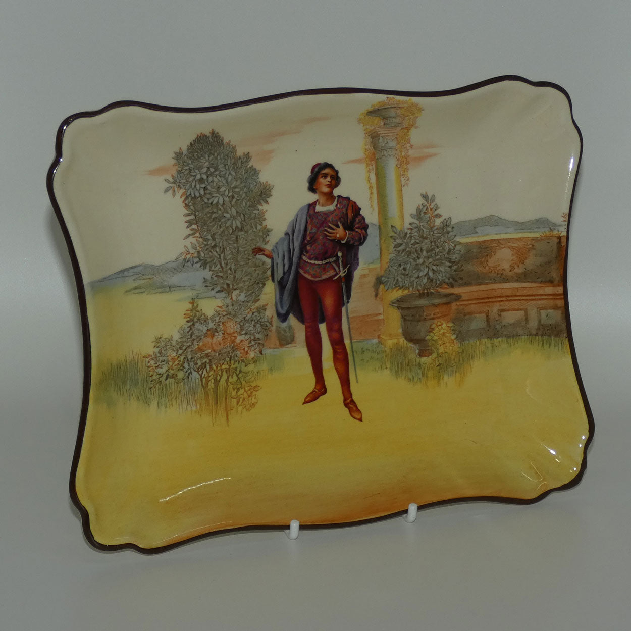 royal-doulton-shakespearean-romeo-rectangular-tray-d3596