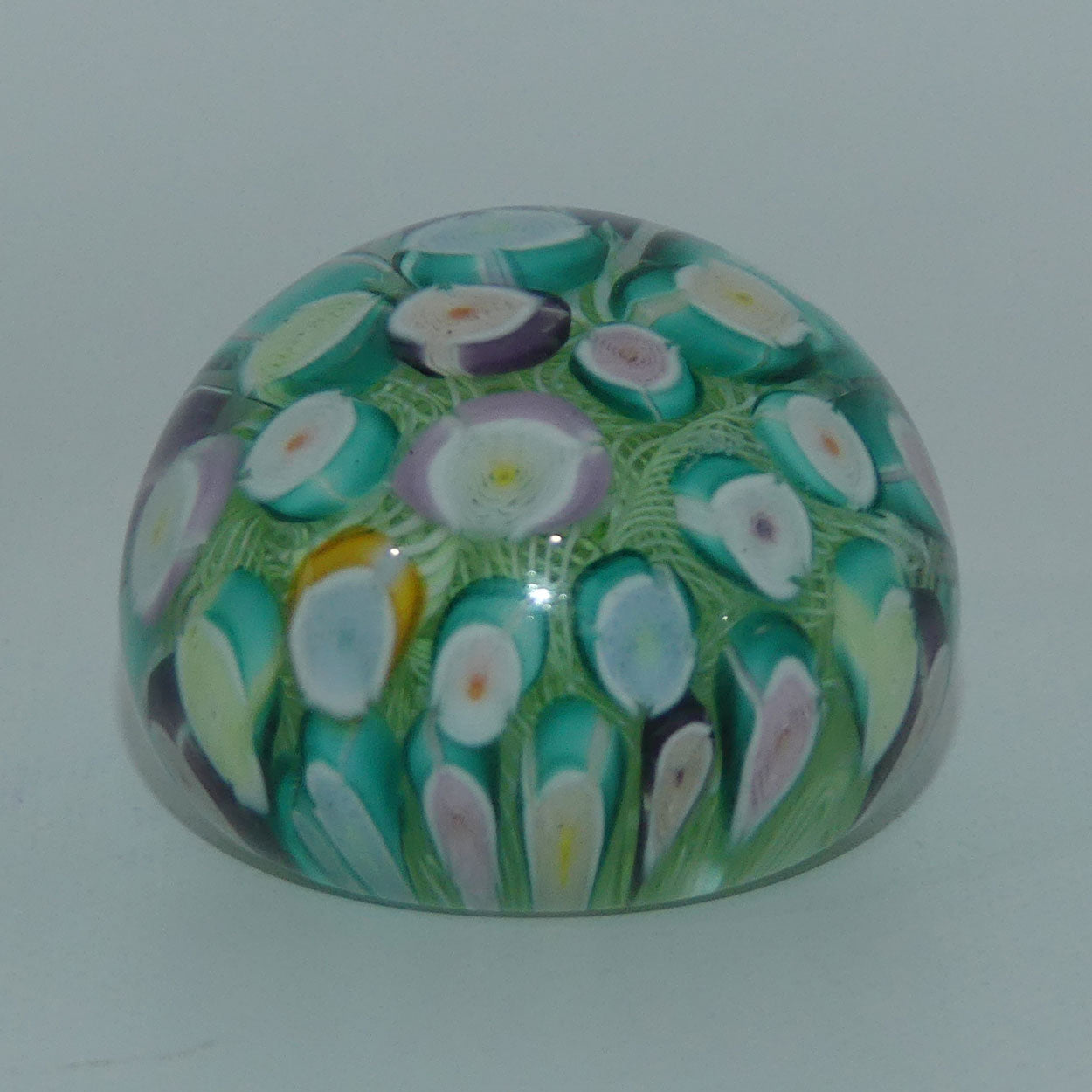 john-deacons-scotland-millefiori-roses-bunch-of-flowers-ultra-mini-paperweight