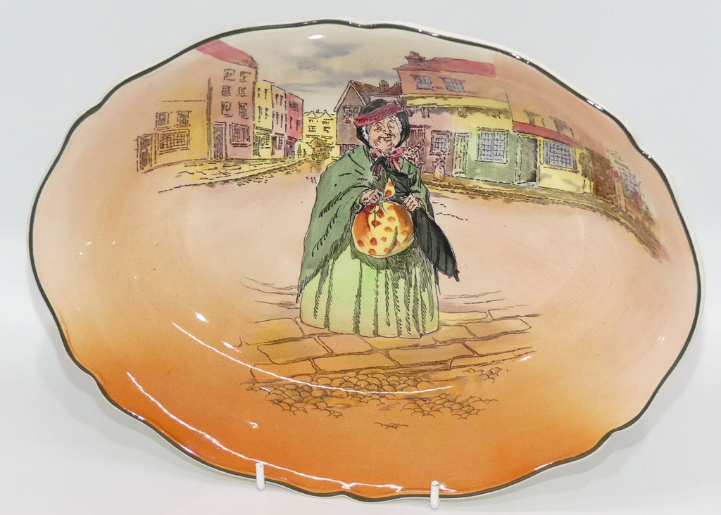 royal-doulton-dickens-sairey-gamp-oval-bowl-d6327