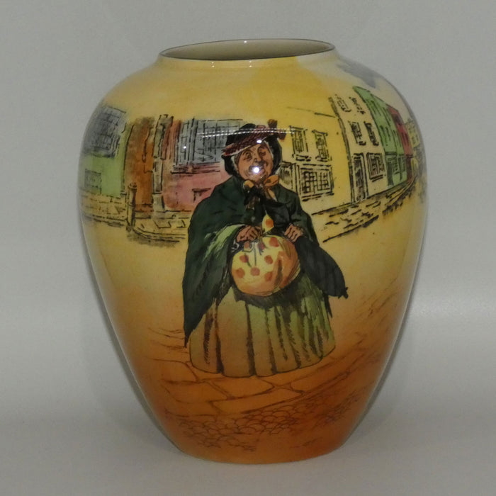 Royal Doulton Dickens Sairey Gamp ovoid vase D5175