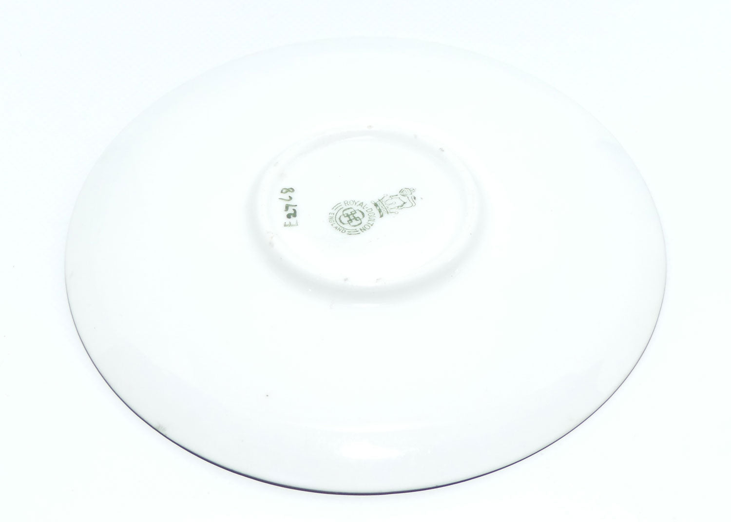 Royal Doulton Blue Sky | Coaching Days saucer | Unrecorded Scene | Driver and Lady E2768 #2