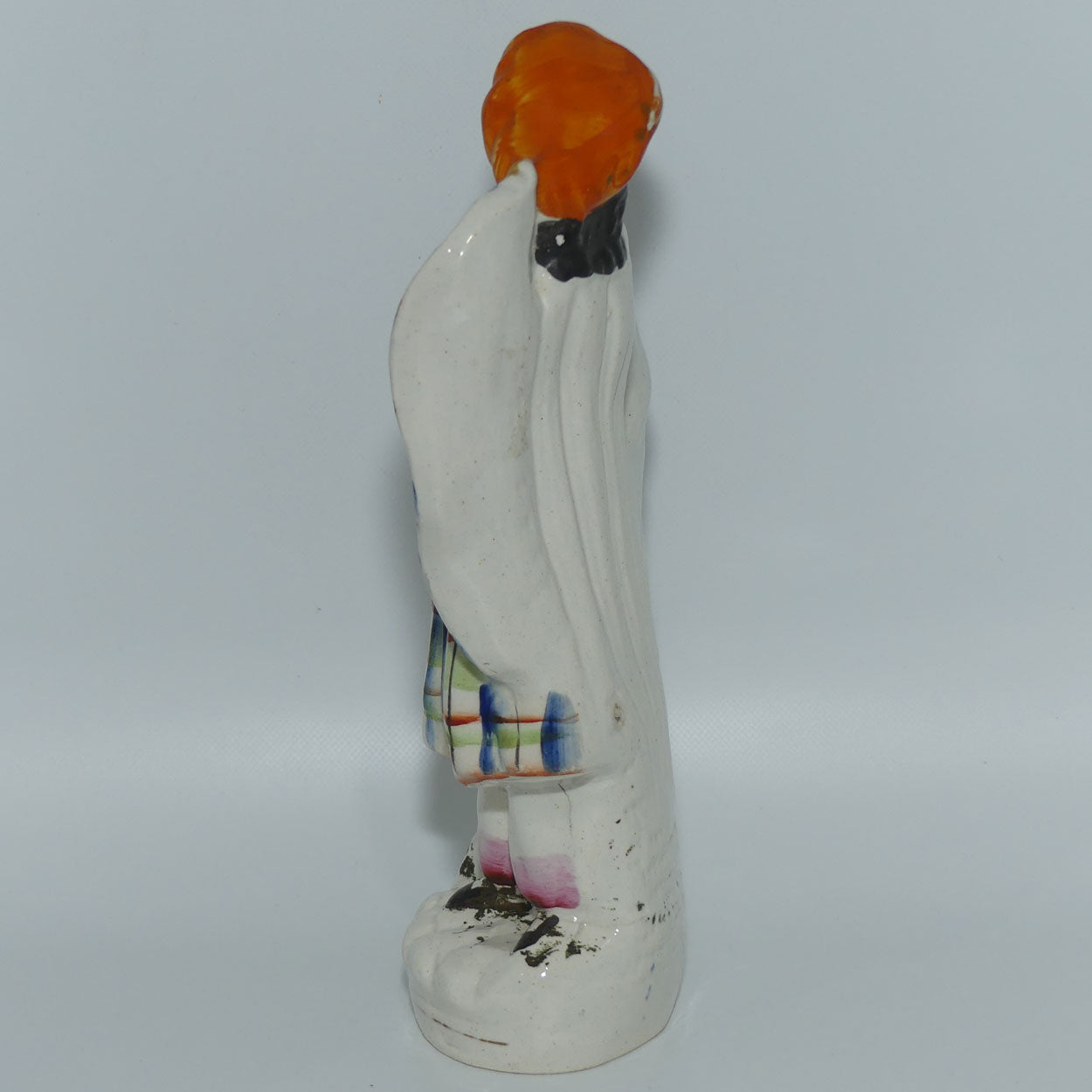 19th Cent Staffordshire Pottery Scotsman figure