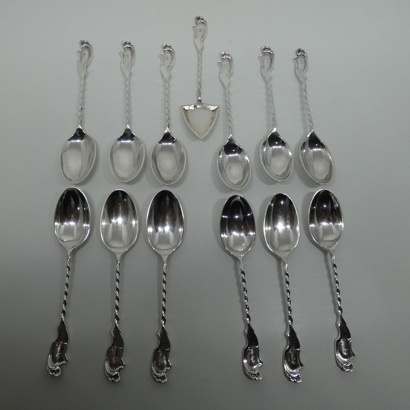 Antique sterling store silver sugar spoons