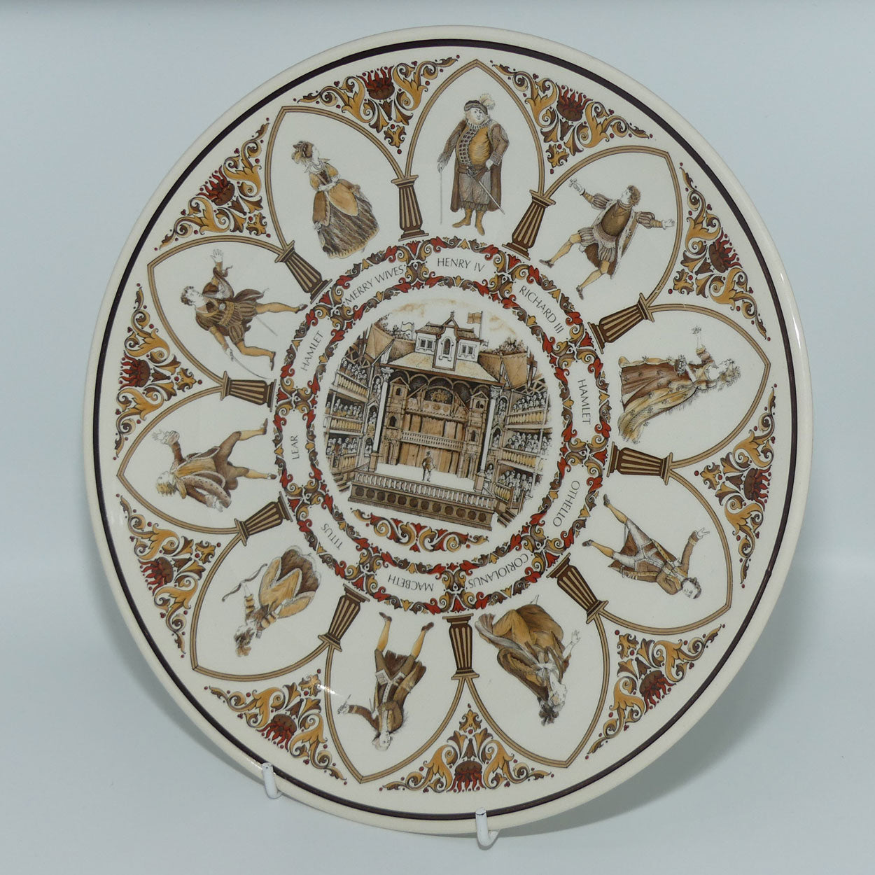 Wedgwood Etruria Shakespeare Characters | All the World's a Stage plate