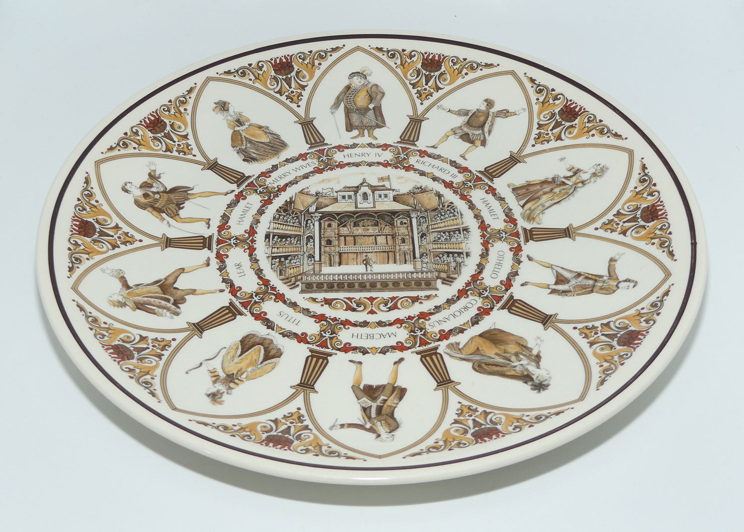Wedgwood Etruria Shakespeare Characters | All the World's a Stage plate