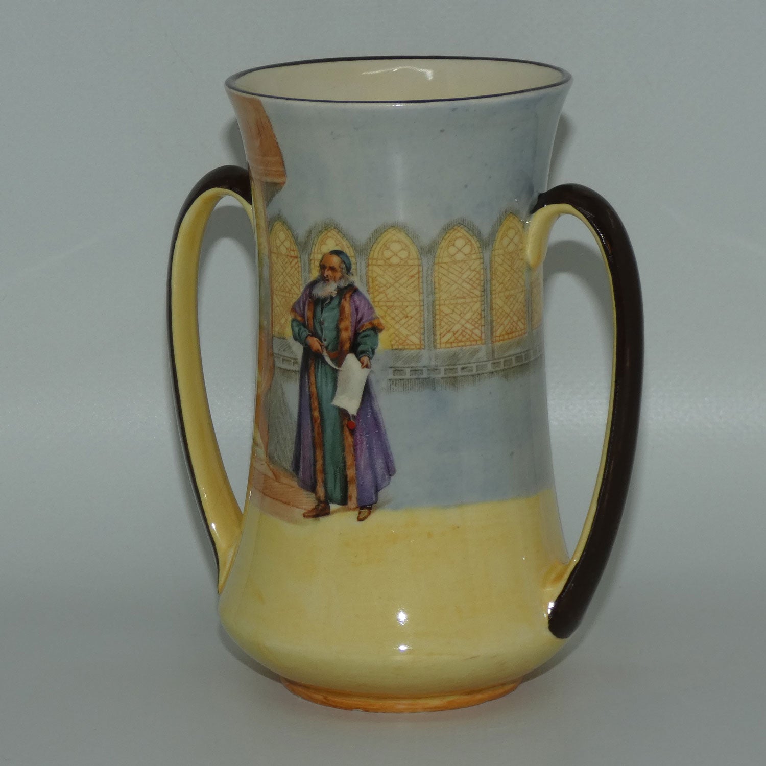 royal-doulton-shakespearean-shylock-twin-handled-vase-d3596