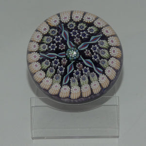 john-deacons-scotland-millefiori-5-spoke-small-paperweight-amethyst