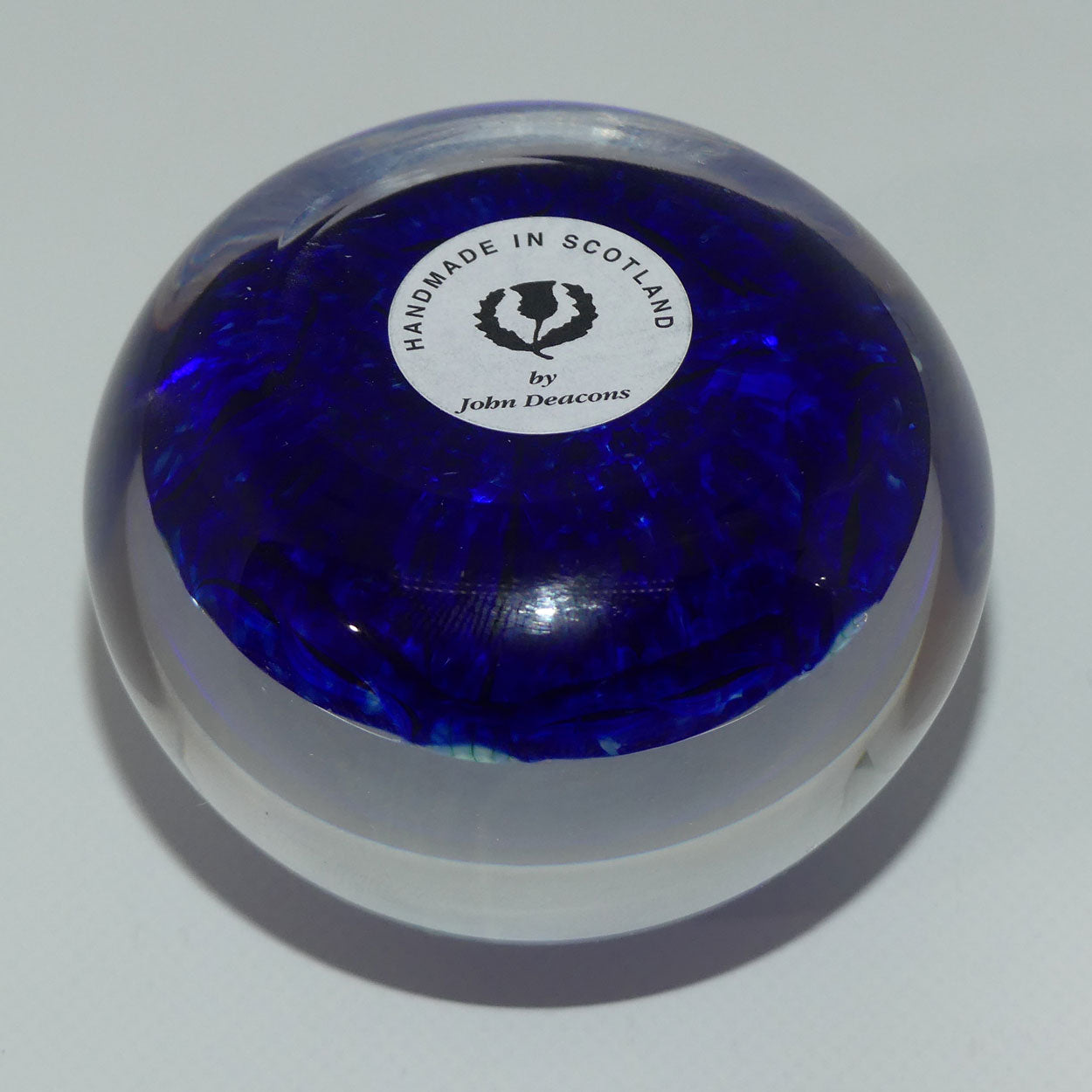 john-deacons-scotland-millefiori-triple-spoke-hub-small-paperweight-blue