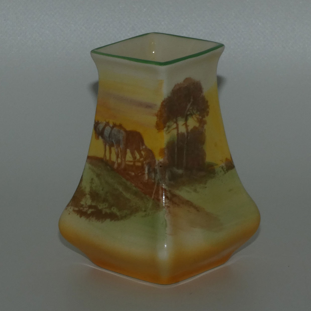 royal-doulton-ploughing-miniature-vase-d5650