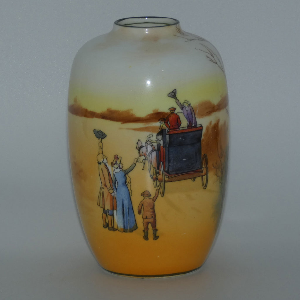 royal-doulton-coaching-days-smaller-bulbous-vase-with-narrow-mouth-e3804