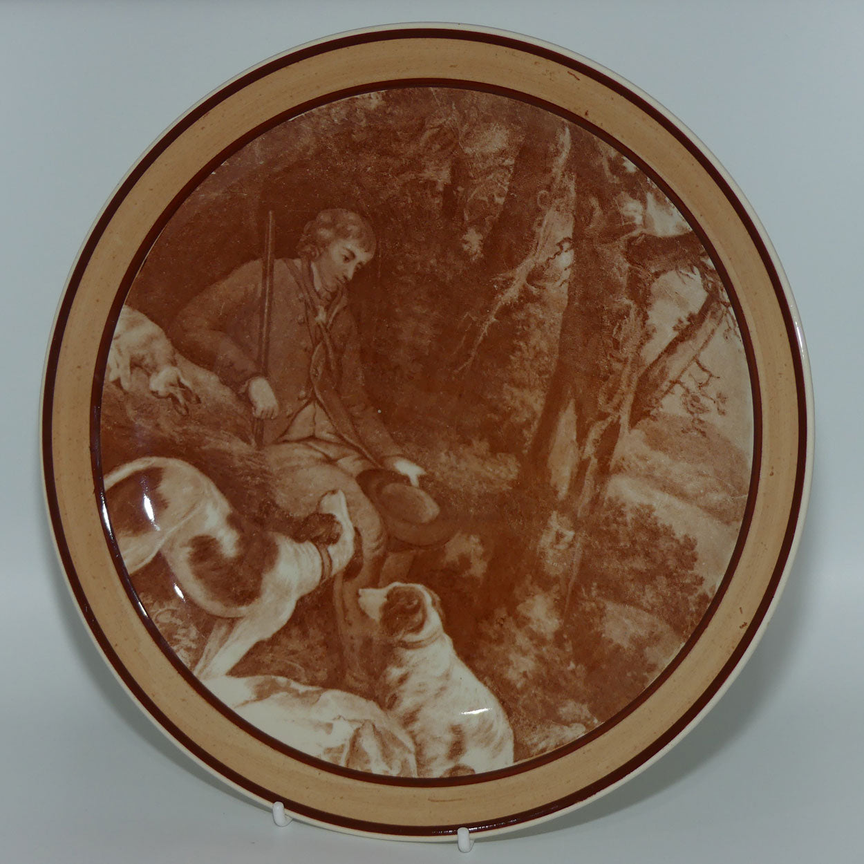 Royal Doulton Sport and Leisure plate | Sporting Scenes | sepia tones
