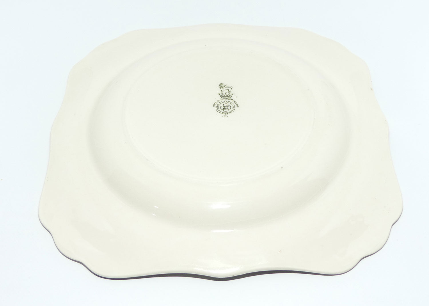 Royal Doulton Coaching Days square plate | #2