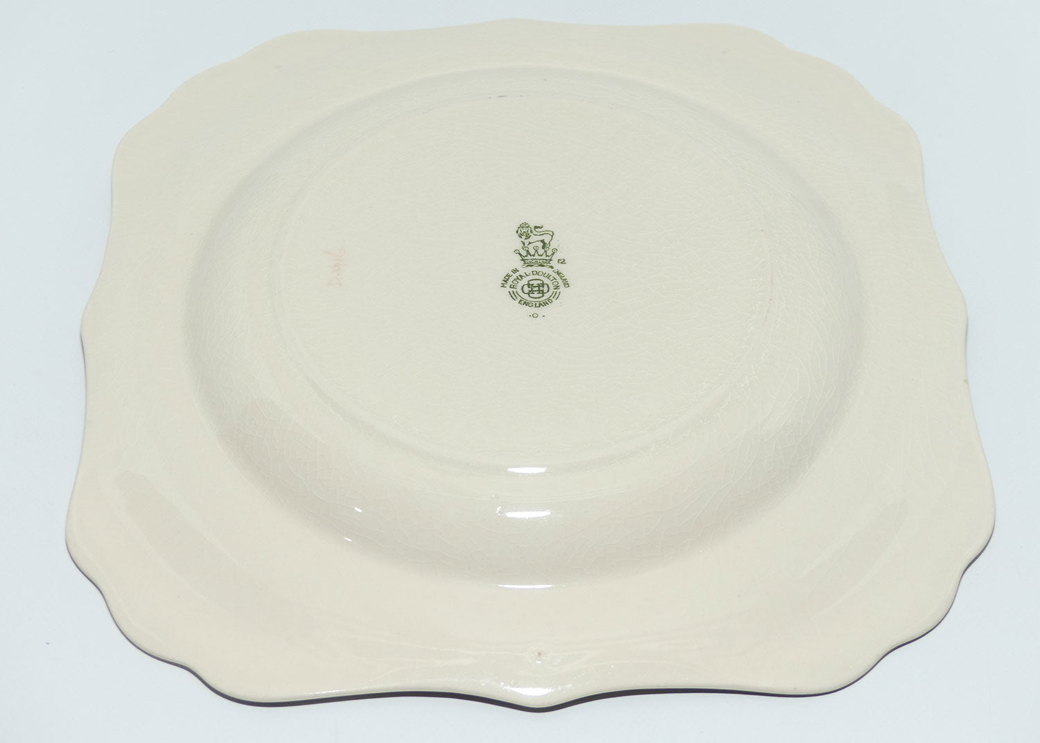 Royal Doulton Coaching Days square plate D2716