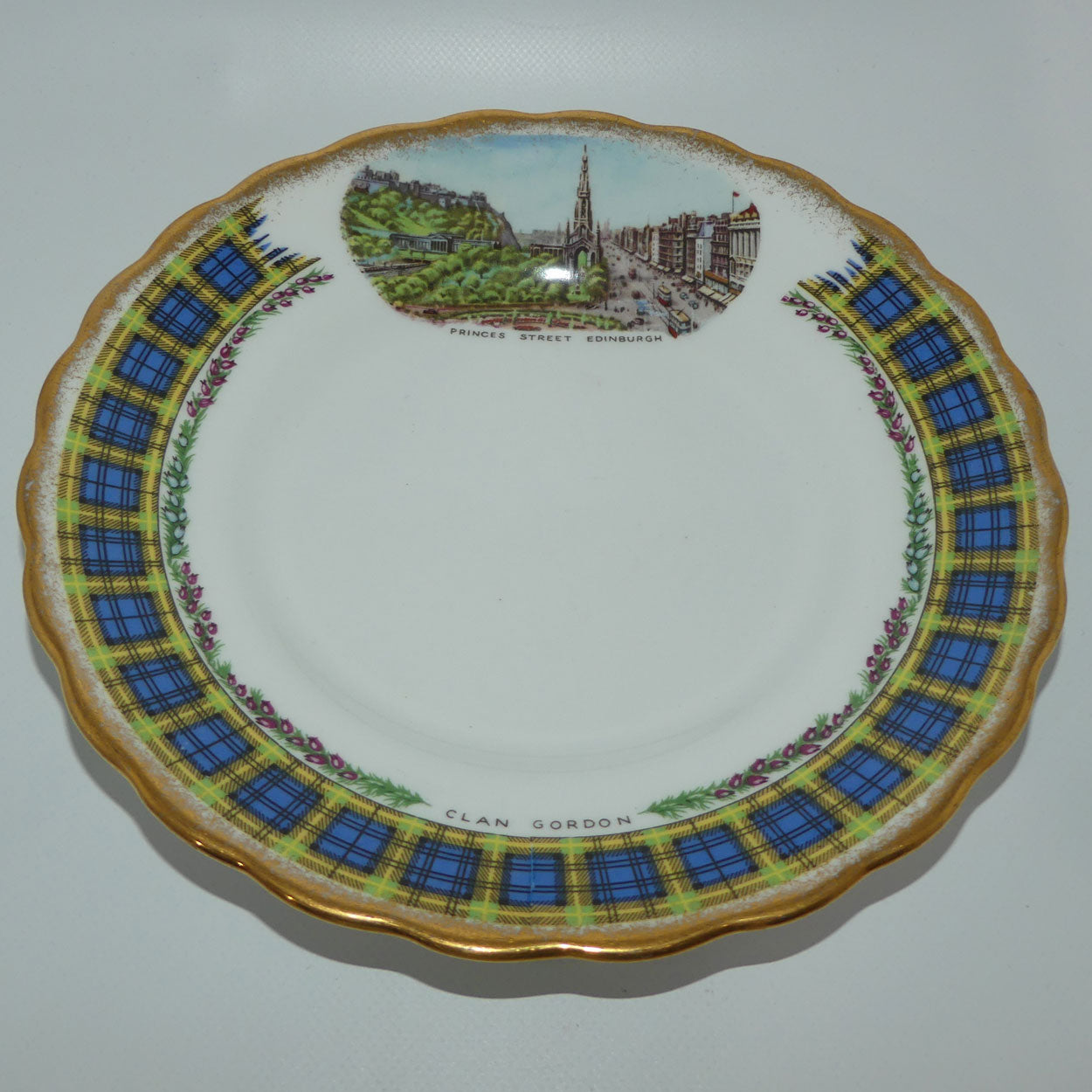 taylor-and-kent-bone-china-princes-street-edinburgh-clan-gordon-tartan-trio
