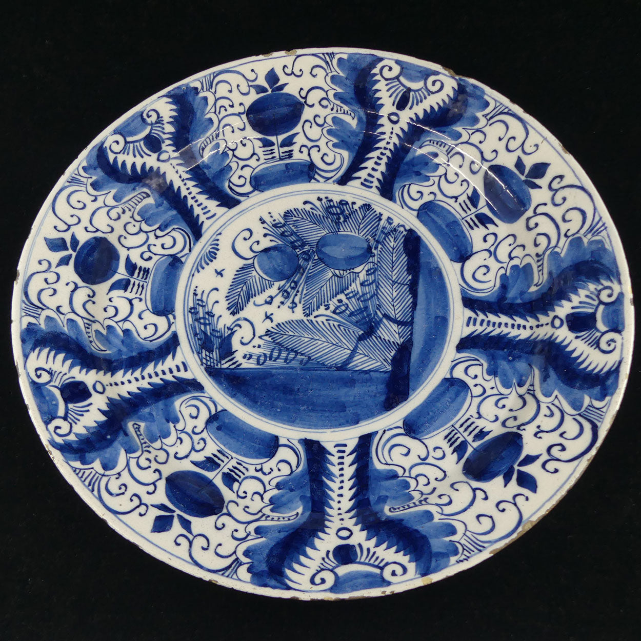 antique-18th-century-tin-glaze-delftware-charger-bowl