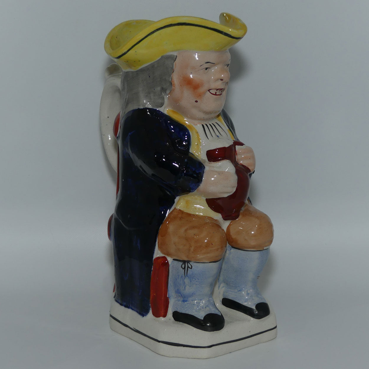 Early 20th Cent Staffordshire Pottery toby jug | Colourful