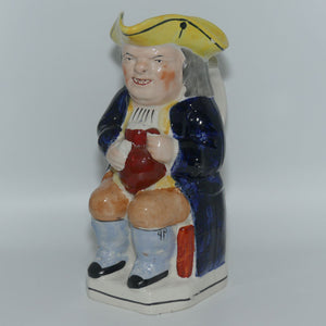 Early 20th Cent Staffordshire Pottery toby jug | Colourful